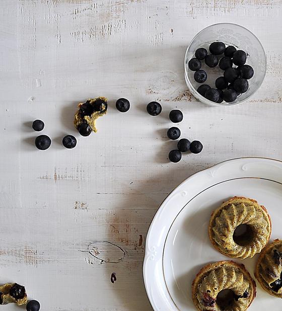 Foto em destaque de Bolinhos de Mirtilos sem Açúcar