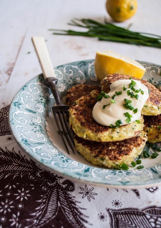 Foto em destaque de Hambúrgueres de Quinoa e Couve-Flôr