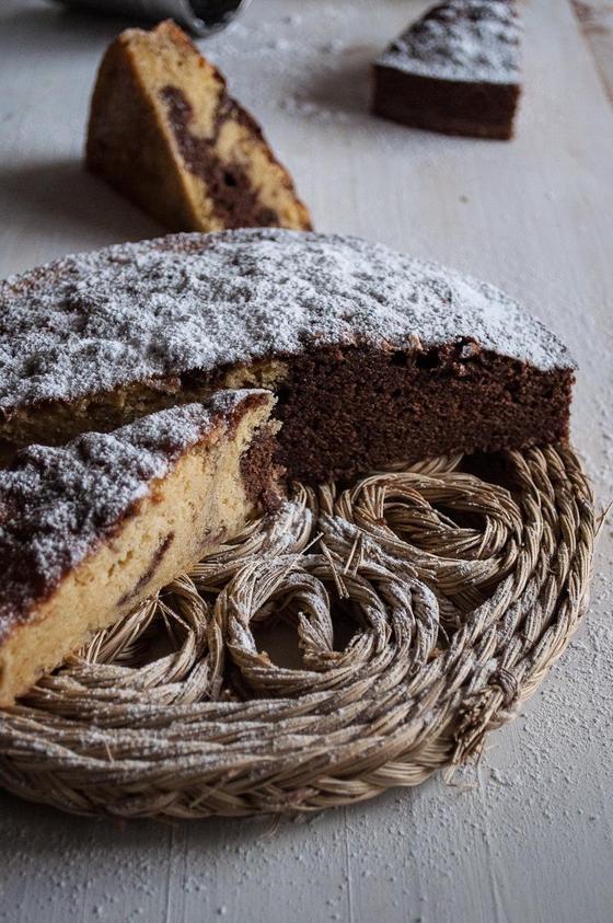 Foto em destaque de Bolo Mármore Delicioso