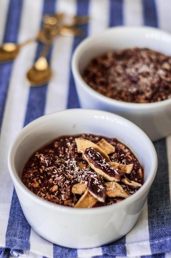 Foto em destaque de Pudins de Chia e Aveia